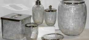 Pressed Glass Bath Collection