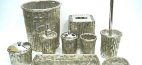 Woven Metal Bathroom Collection